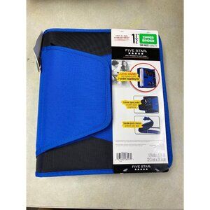 Five Star Ring Fixture Sewn Binder Cobalt Blue